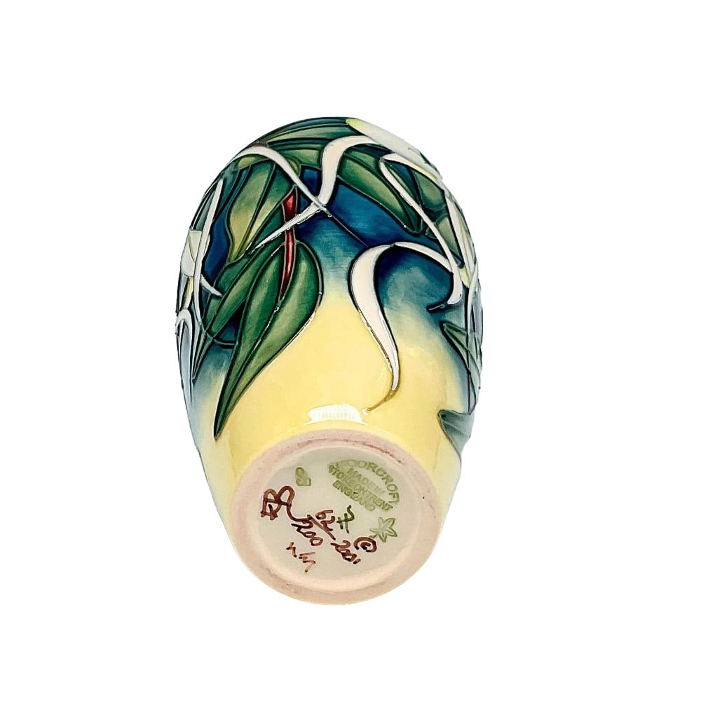 MOORCROFT Vase designed by Emma Bossons Allegria Pattern 2002 62/200