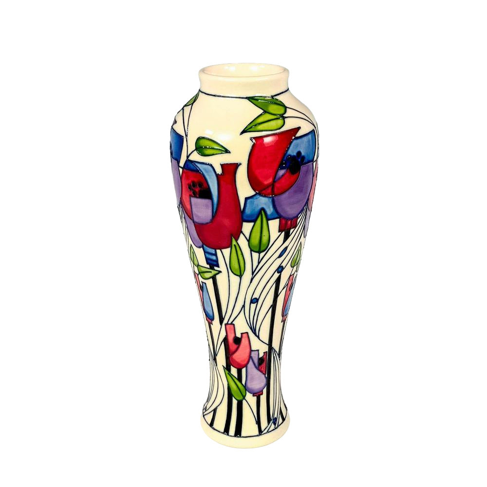 MOORCROFT MILLSIDE Pottery Vase by Rachel Bishop 2018 BOXED