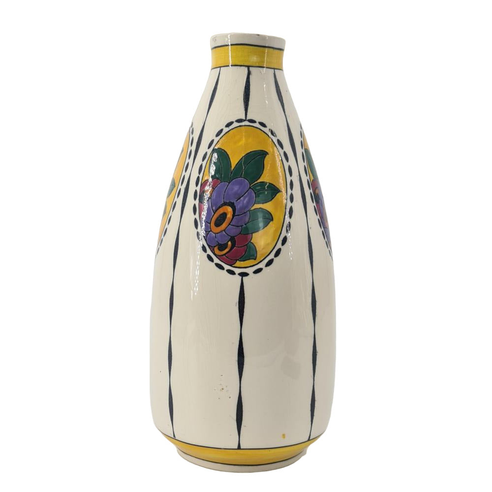 ART DECO CATTEAU Charles for Boch Keramis F781 Vase 1923.