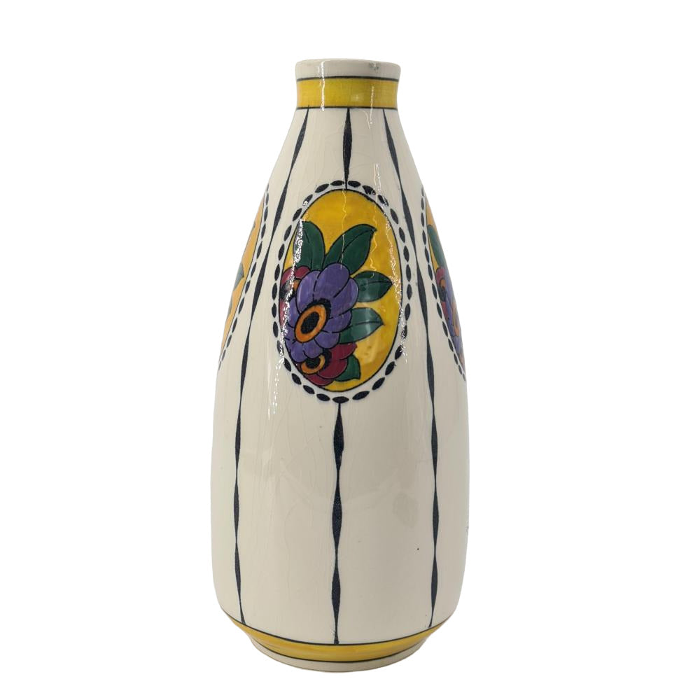 ART DECO CATTEAU Charles for Boch Keramis F781 Vase 1923.