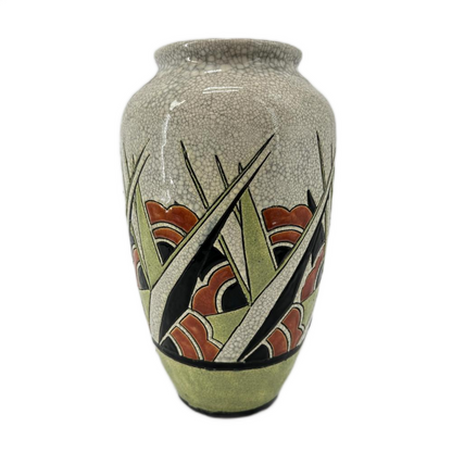 Art Deco Vase by Charles Catteau for Boch Freres Keramis D1122