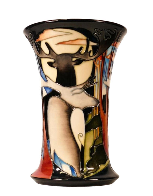 LIMITED EDITION MOORCROFT Wapiti vase by Emma Bossons dated 2012 31/35