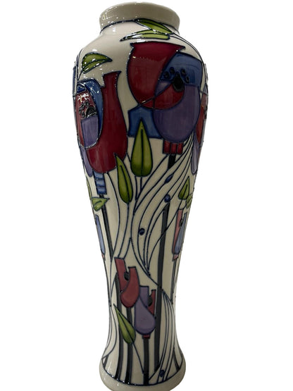 MOORCROFT MILLSIDE Pottery Vase by Rachel Bishop 2018 BOXED