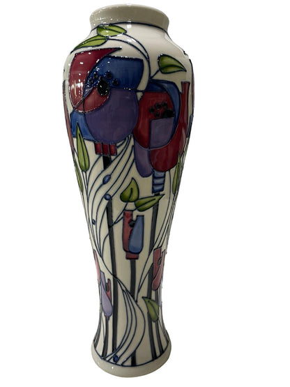 MOORCROFT MILLSIDE Pottery Vase by Rachel Bishop 2018 BOXED