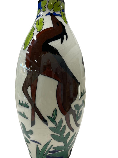 ART DECO CATTEAU Charles for Boch Keramis Vase 1930.