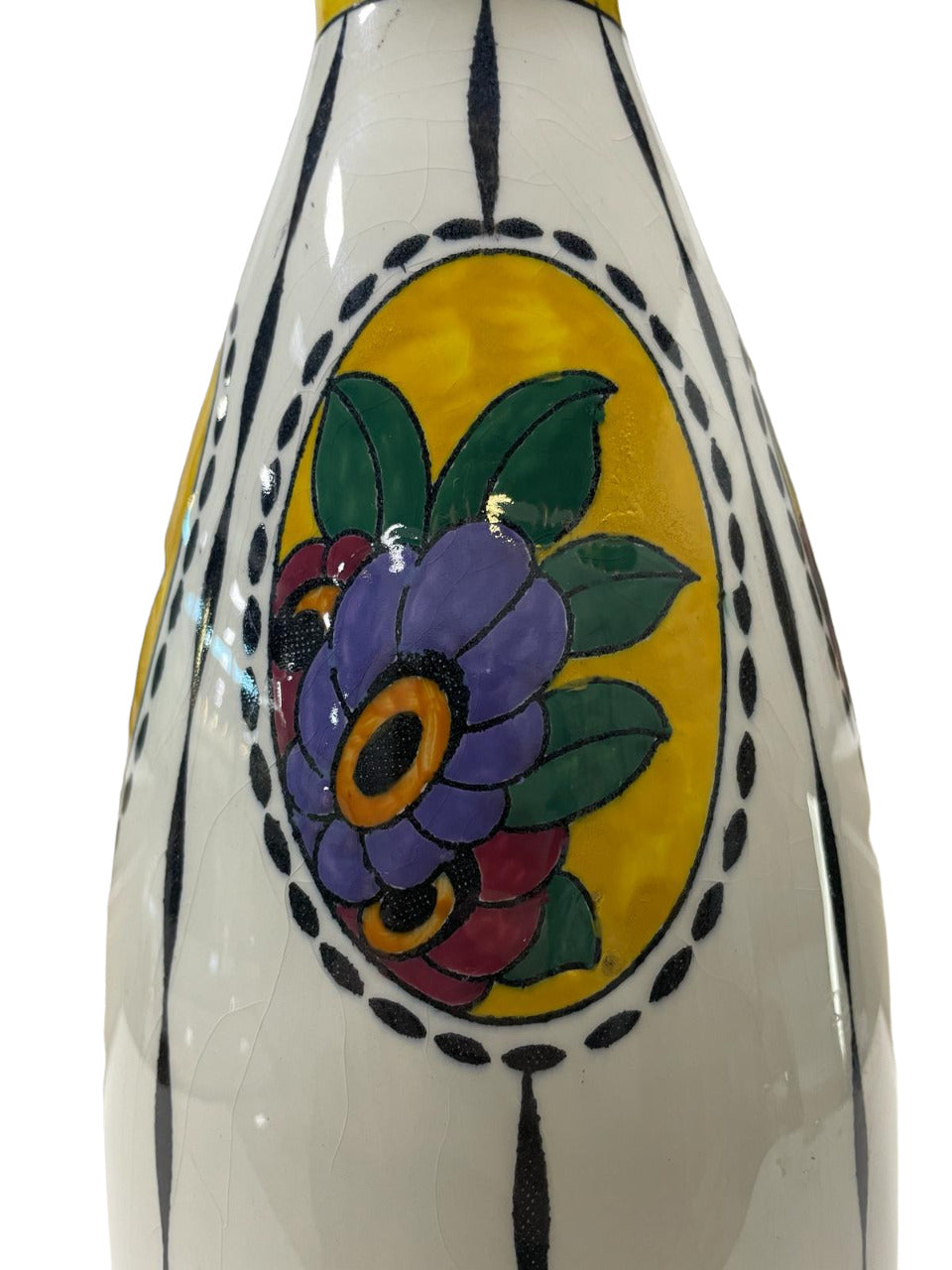 ART DECO CATTEAU Charles for Boch Keramis F781 Vase 1923.