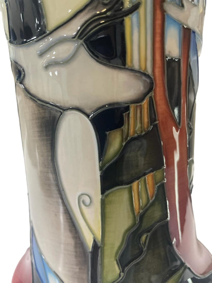 LIMITED EDITION MOORCROFT Wapiti vase by Emma Bossons dated 2012 31/35