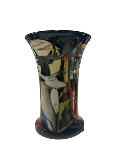 LIMITED EDITION MOORCROFT Wapiti vase by Emma Bossons dated 2012 31/35