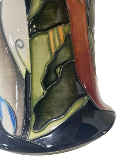 LIMITED EDITION MOORCROFT Wapiti vase by Emma Bossons dated 2012 31/35