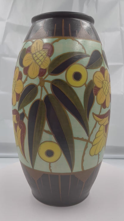 Pair of  Art Deco Boch Keramis Vase after Charles Catteau