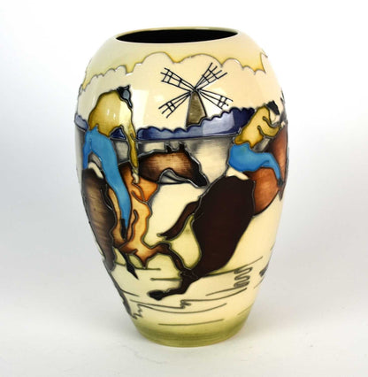 LIMITED Edition  MOORCROFT Art Pottery Vase designed by Kerry Goodwin dated 2015. Numbered 5/50  BOXED.