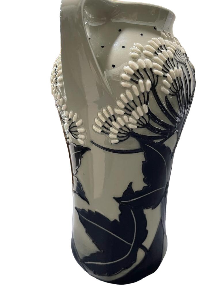 Moorcroft Twin Handled Vase Summer Silhouette Pattern By Vicky Lovatt Shape 375/7